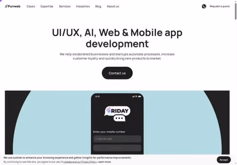 Главная страница purrweb.com