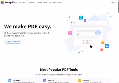 Главная страница smallpdf.com