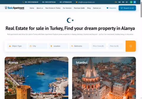 Главная страница basicapartment.com