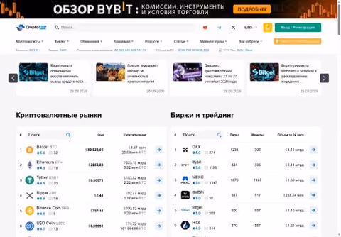 Главная страница crypto.ru