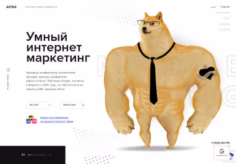 Главная страница astra.agency
