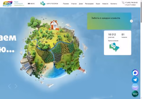 Главная страница ydacha.ru