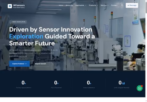 Главная страница wfsensors.com