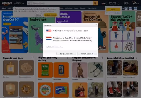 Главная страница amazon.com