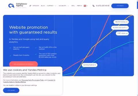 Главная страница ozhgibesov.agency