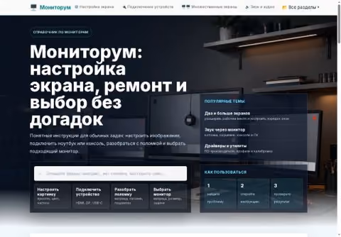Главная страница monitorium.vercel.app