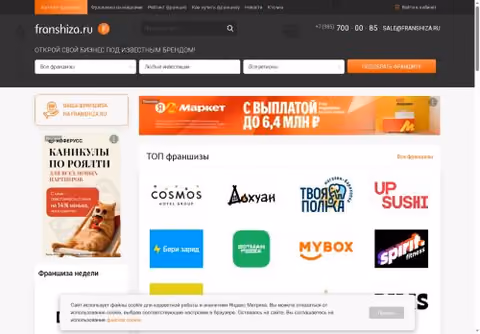 Главная страница franshiza.ru